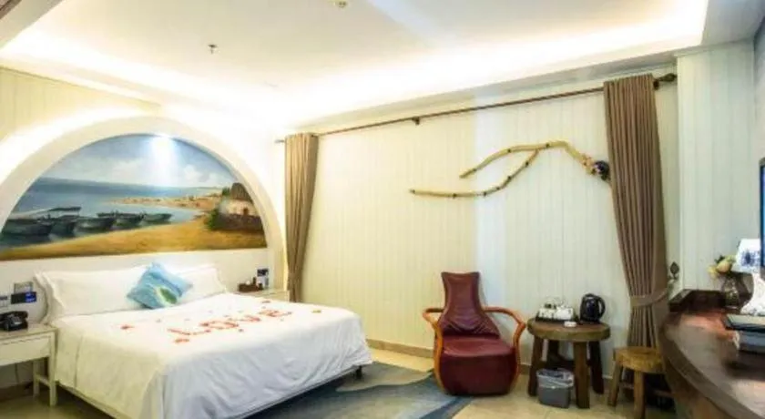 Bed in Huangma Holiday Nanhai Museum Hotel