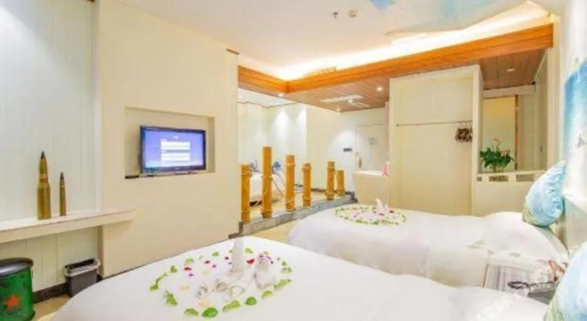 Bed in Huangma Holiday Nanhai Museum Hotel