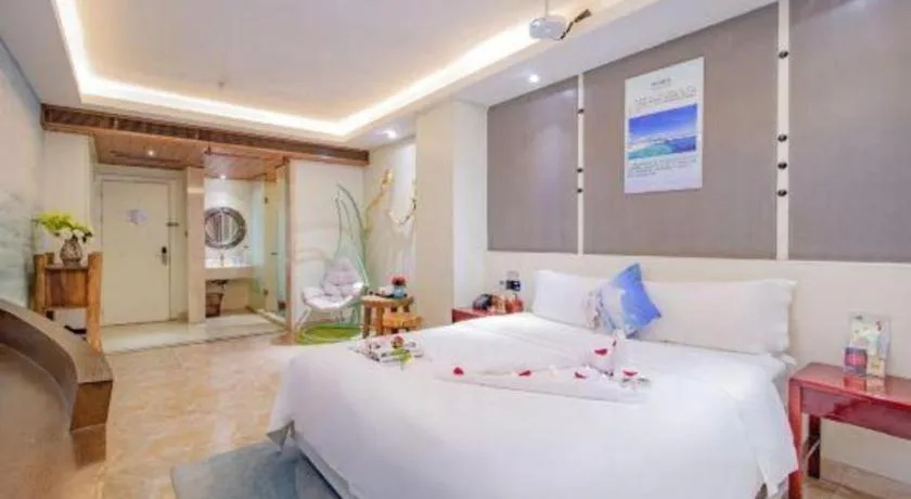 Bed in Huangma Holiday Nanhai Museum Hotel