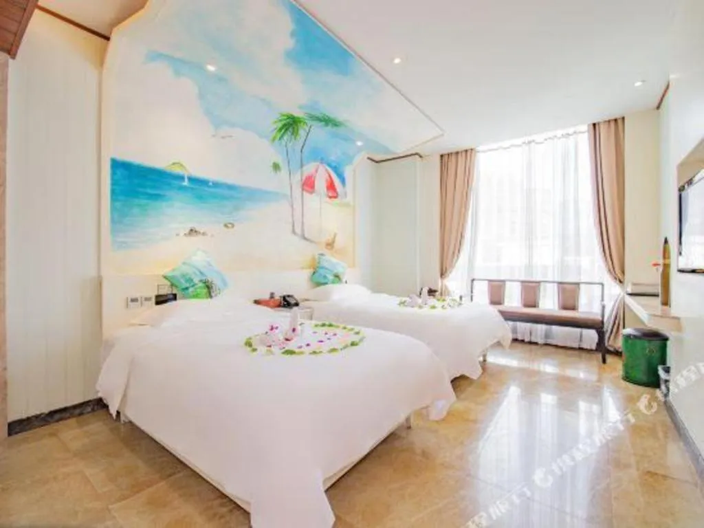 Bed in Huangma Holiday Nanhai Museum Hotel