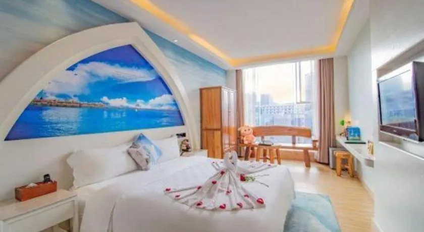 Bed in Huangma Holiday Nanhai Museum Hotel