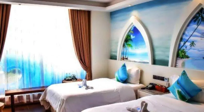 Bed in Huangma Holiday Nanhai Museum Hotel