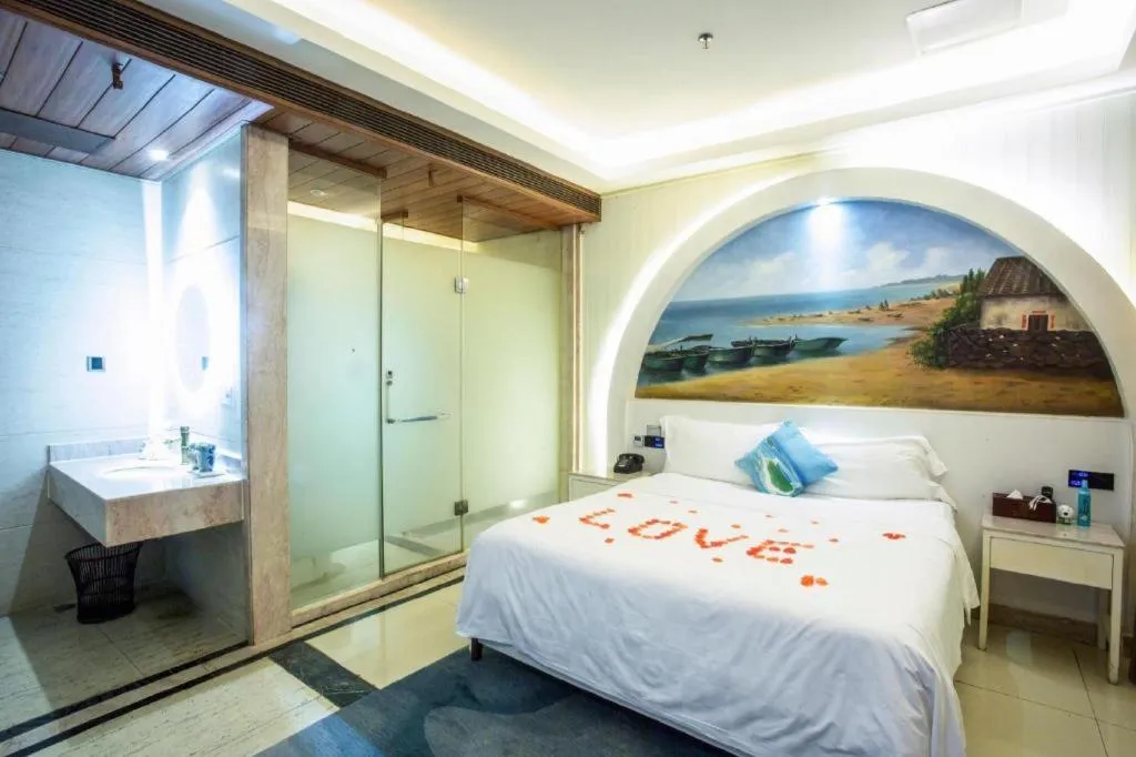 Bed in Huangma Holiday Nanhai Museum Hotel