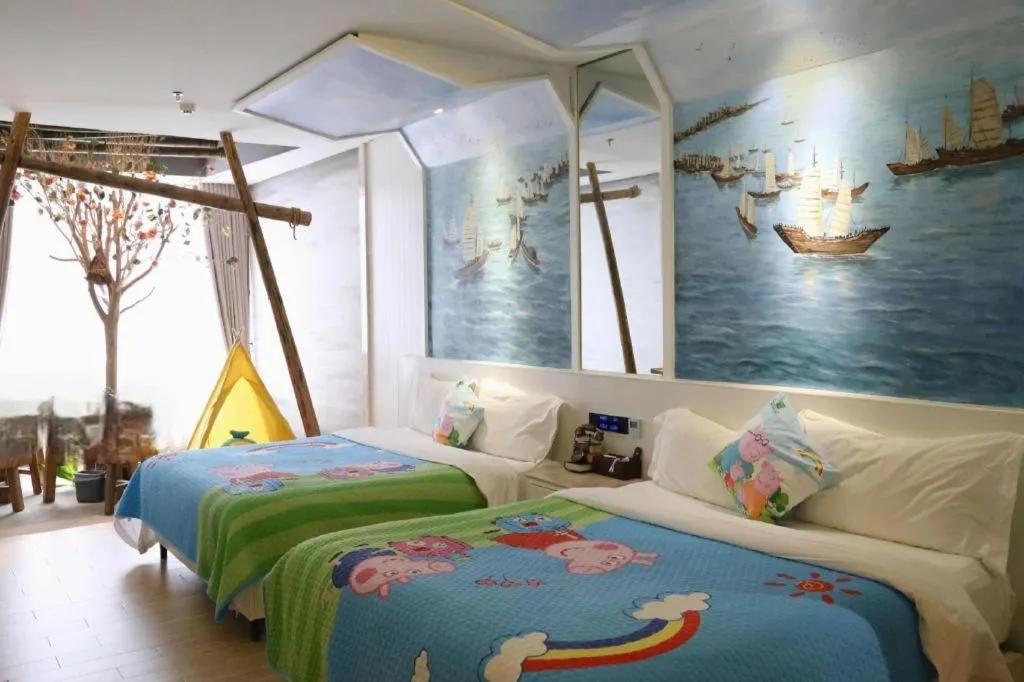 Bed in Huangma Holiday Nanhai Museum Hotel