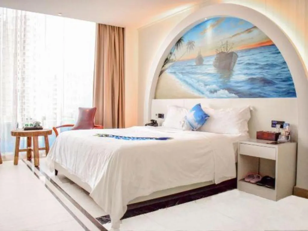 Bed in Huangma Holiday Nanhai Museum Hotel