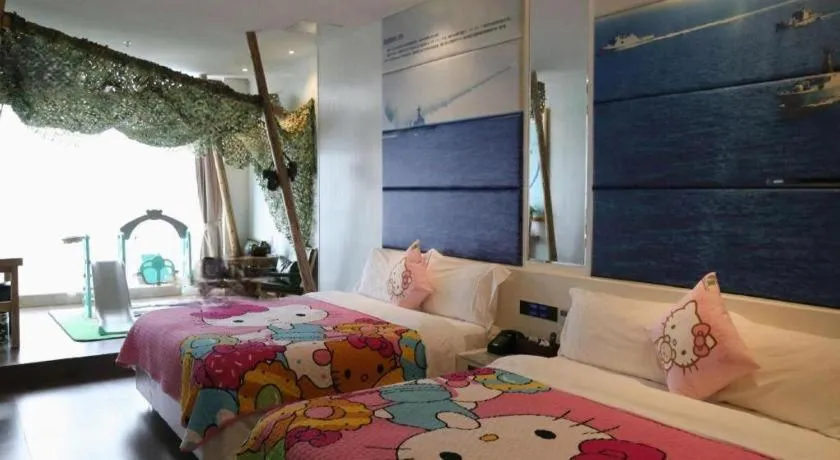 Bed in Huangma Holiday Nanhai Museum Hotel