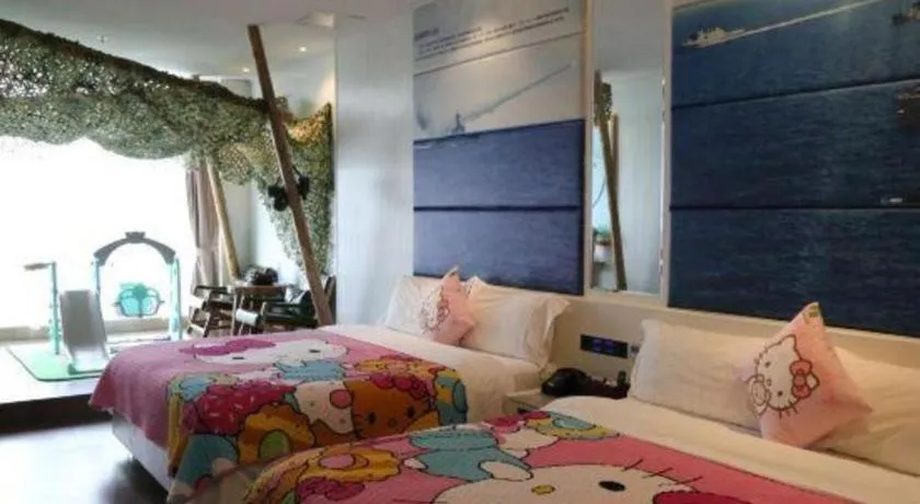 Bed in Huangma Holiday Nanhai Museum Hotel