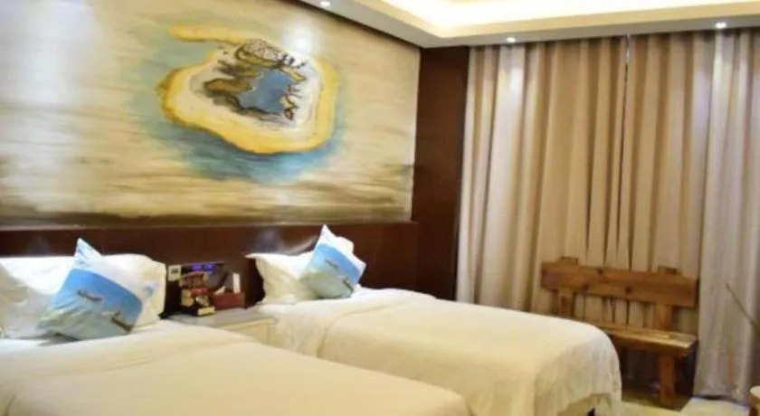 Bed in Huangma Holiday Nanhai Museum Hotel
