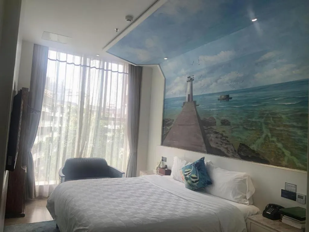 Bed in Huangma Holiday Nanhai Museum Hotel