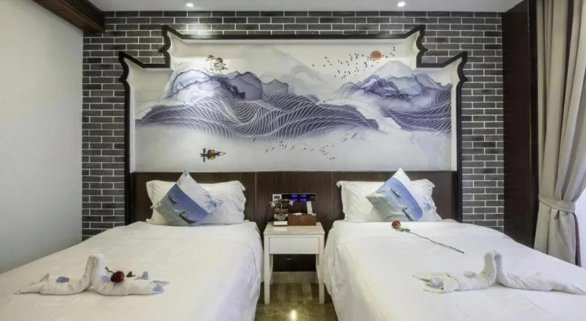 Bed in Huangma Holiday Nanhai Museum Hotel