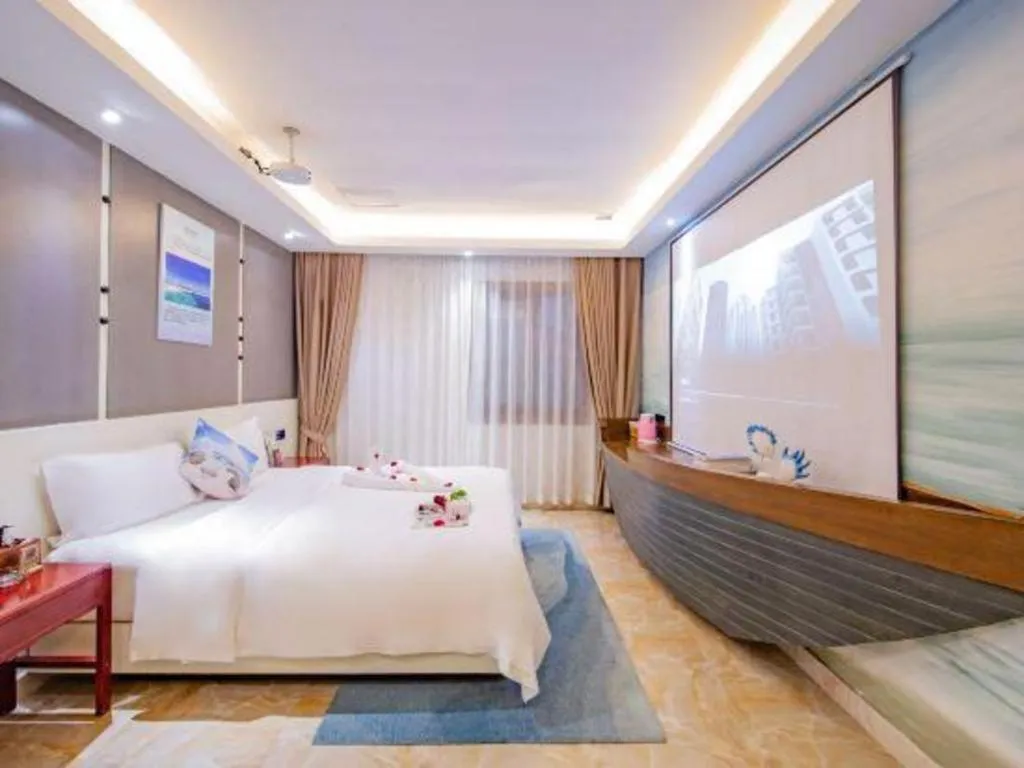 Bed in Huangma Holiday Nanhai Museum Hotel