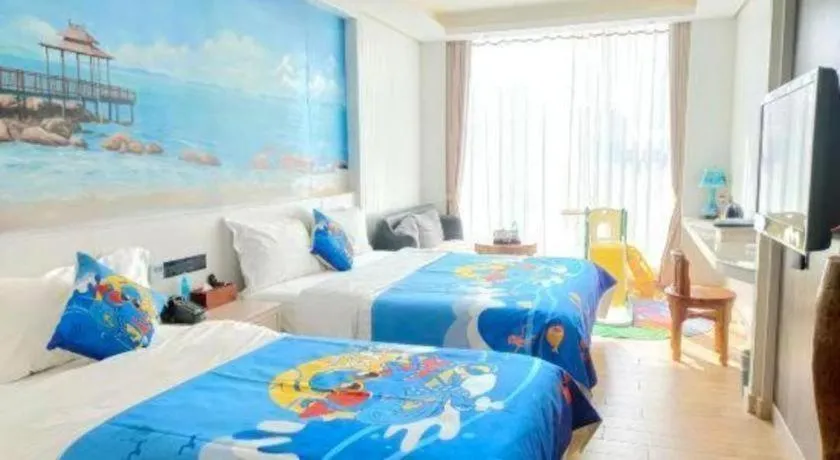 Bed in Huangma Holiday Nanhai Museum Hotel