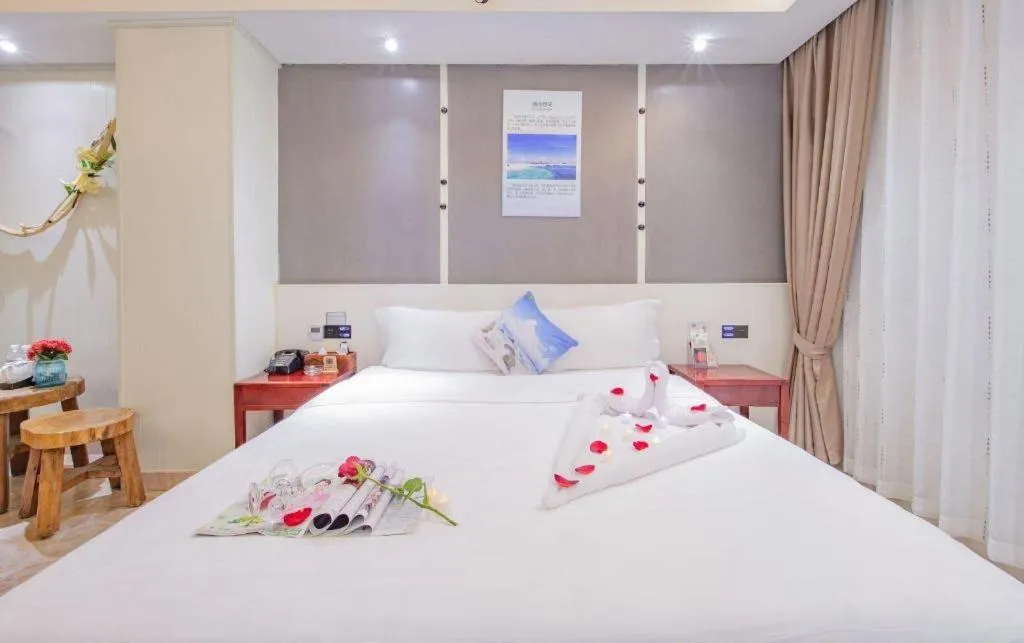 Bed in Huangma Holiday Nanhai Museum Hotel