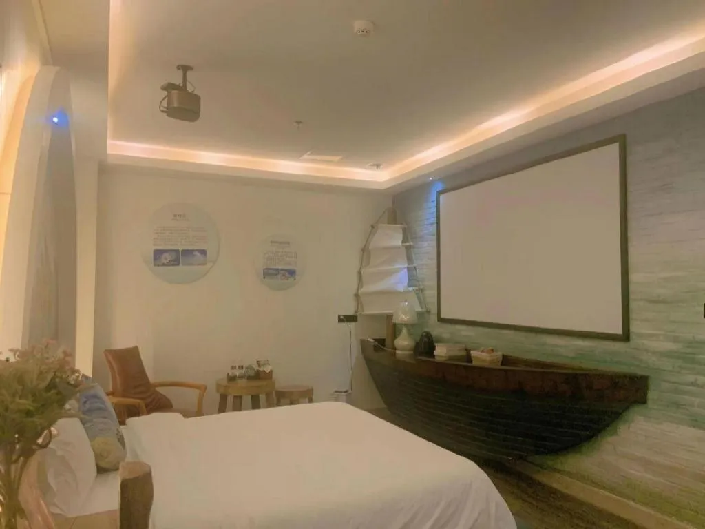 Bed in Huangma Holiday Nanhai Museum Hotel