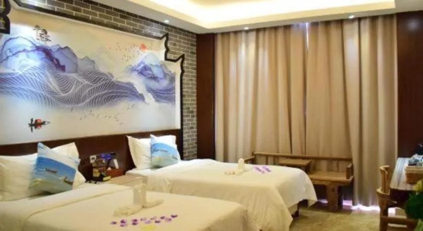 Bed in Huangma Holiday Nanhai Museum Hotel
