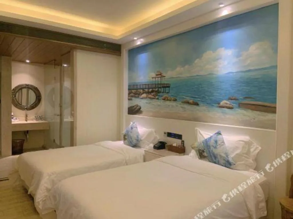 Bed in Huangma Holiday Nanhai Museum Hotel