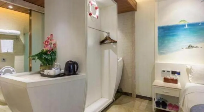 Bed in Huangma Holiday Nanhai Museum Hotel