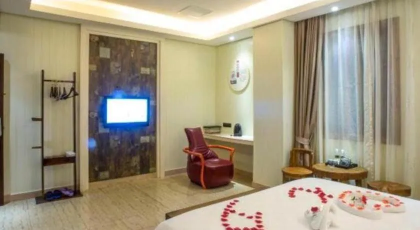 Bed in Huangma Holiday Nanhai Museum Hotel