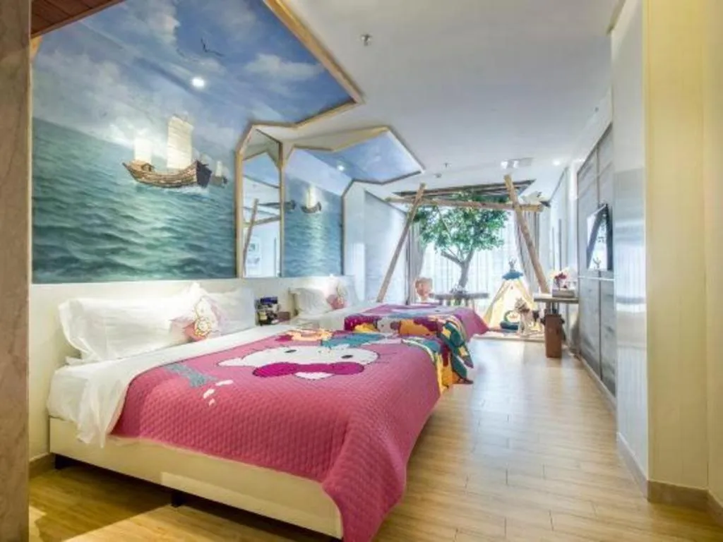 Bed in Huangma Holiday Nanhai Museum Hotel