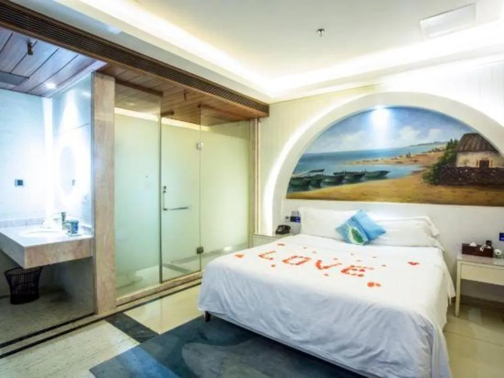 Bed in Huangma Holiday Nanhai Museum Hotel
