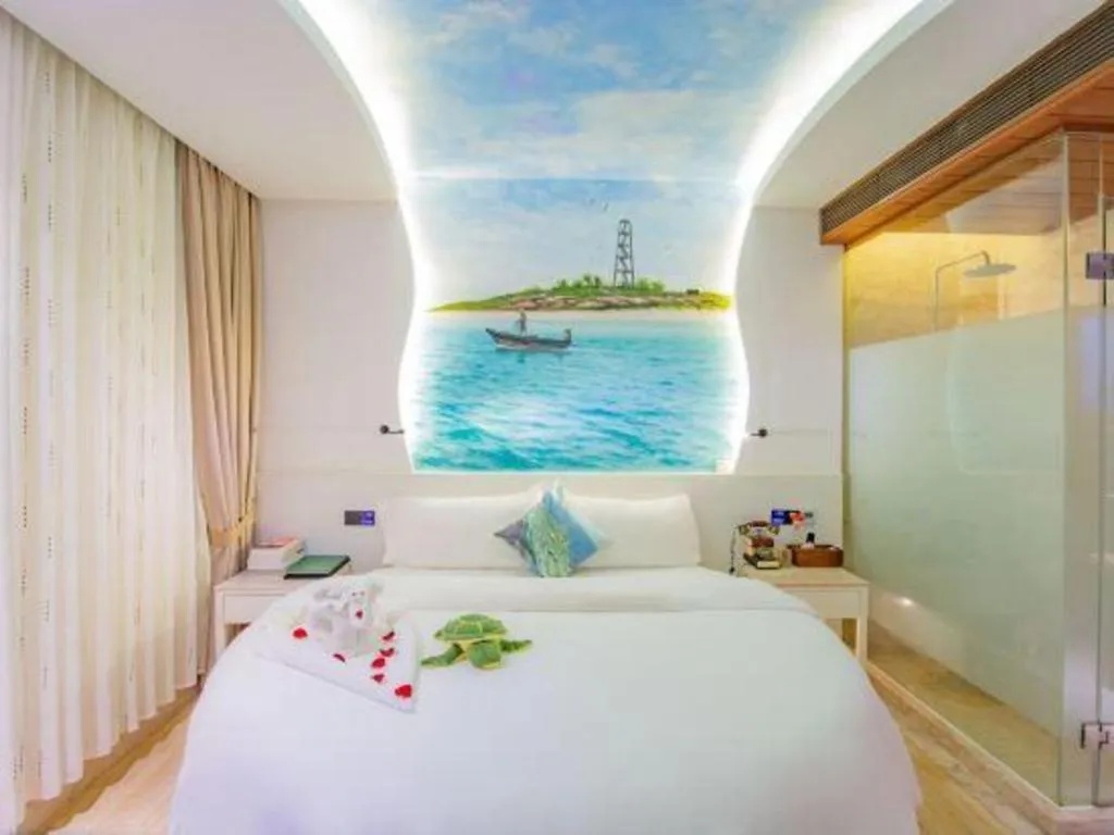 Bed in Huangma Holiday Nanhai Museum Hotel