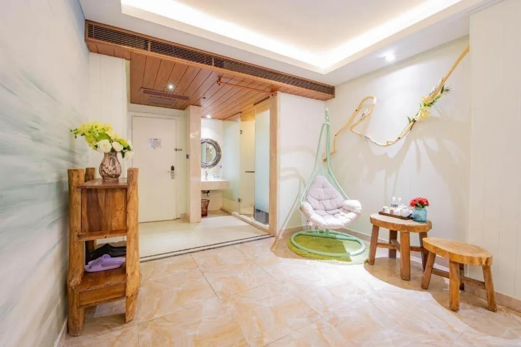 Bed in Huangma Holiday Nanhai Museum Hotel