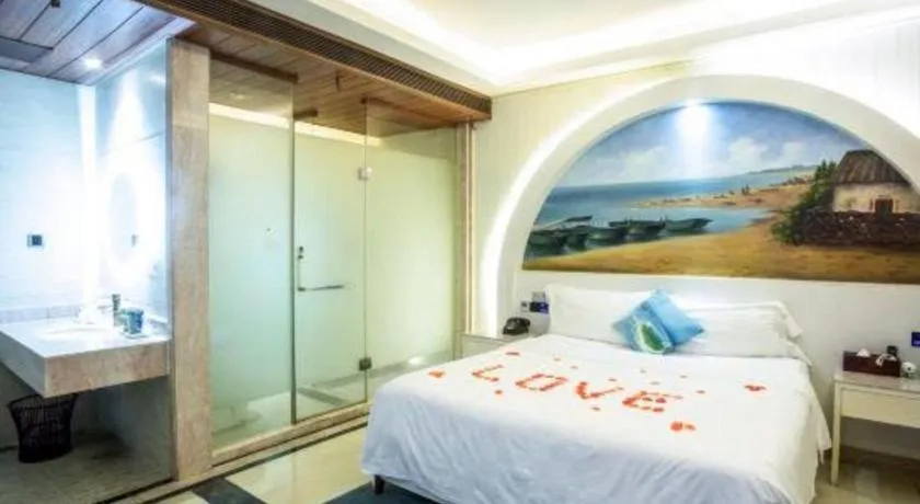 Bed in Huangma Holiday Nanhai Museum Hotel
