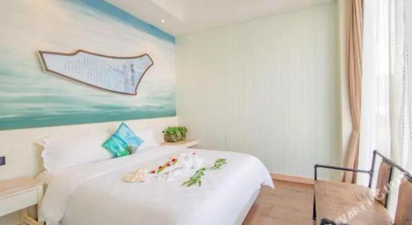 Bed in Huangma Holiday Nanhai Museum Hotel