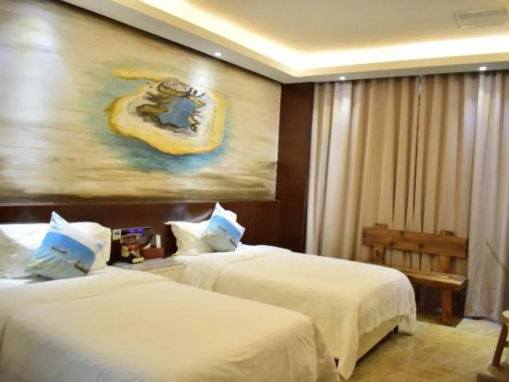Bed in Huangma Holiday Nanhai Museum Hotel