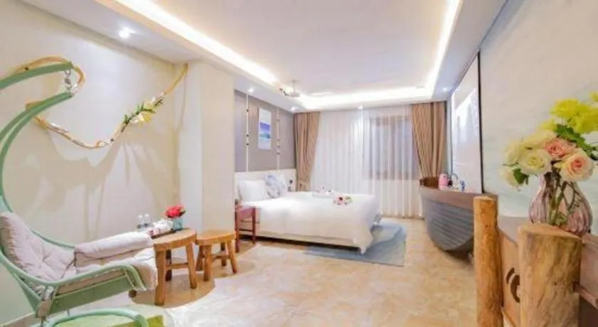 Bed in Huangma Holiday Nanhai Museum Hotel