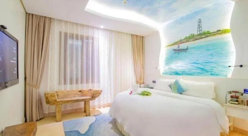 Bed in Huangma Holiday Nanhai Museum Hotel