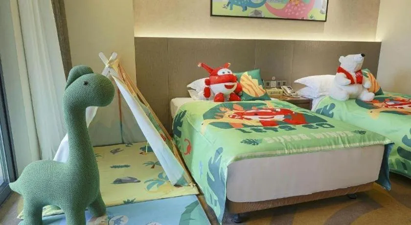 Bed in Wuhan Gleetour Hotel