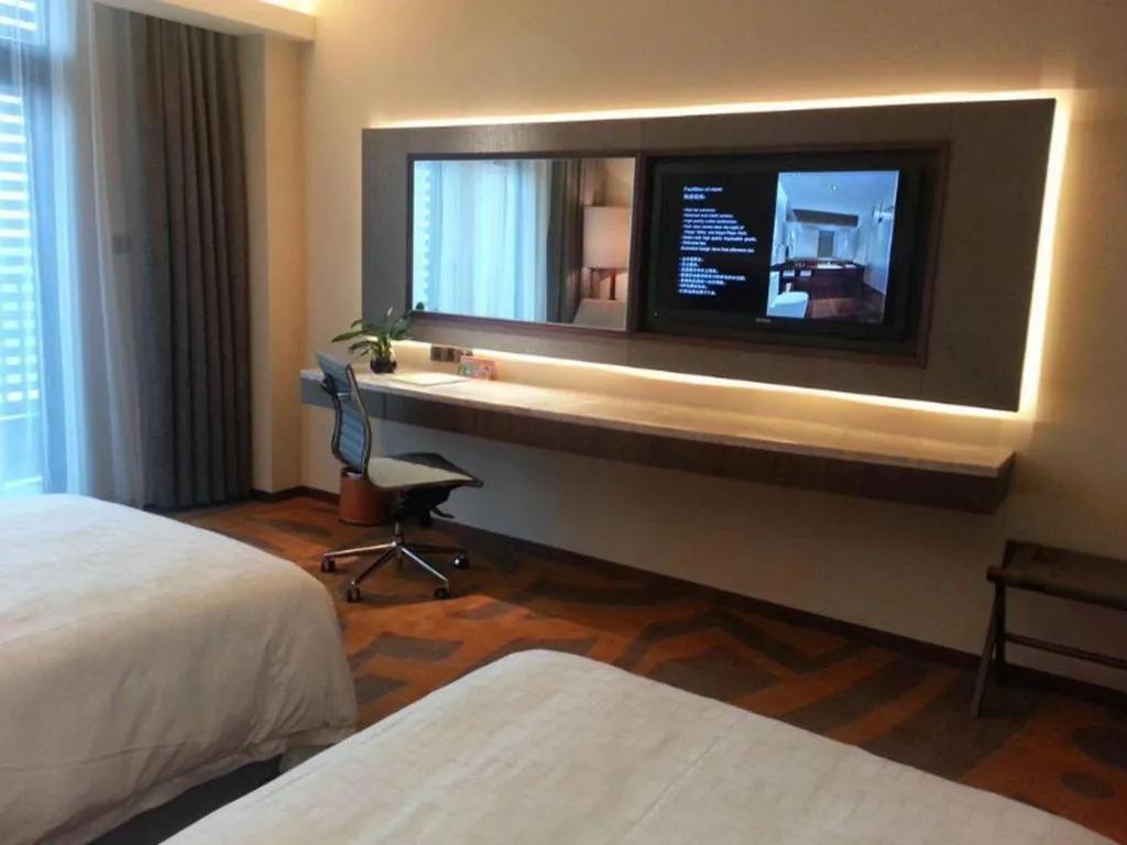 Bed in Wuhan Gleetour Hotel