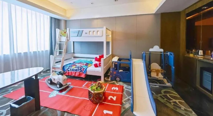 Bed in Wuhan Gleetour Hotel