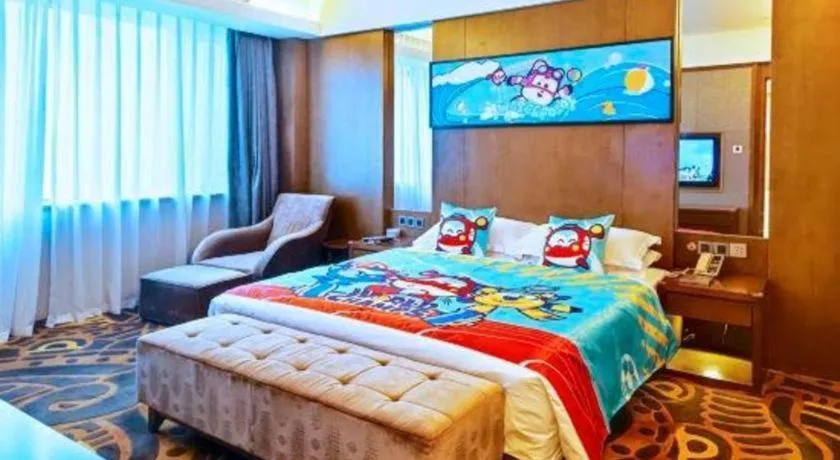 Bed in Wuhan Gleetour Hotel