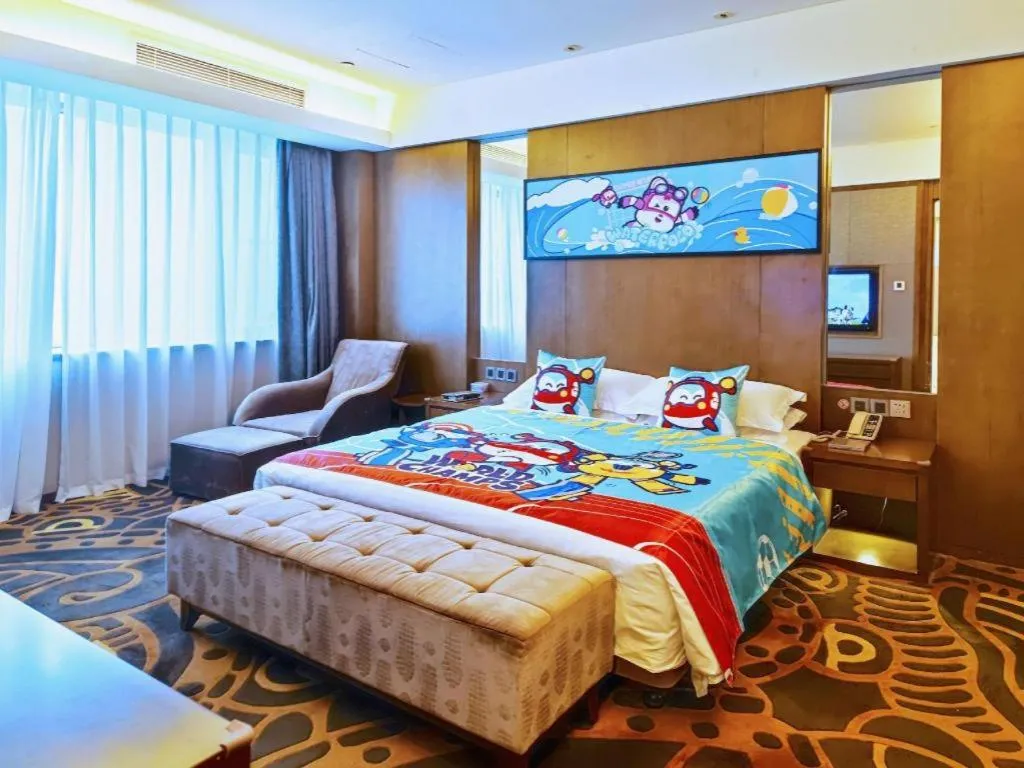 Bed in Wuhan Gleetour Hotel