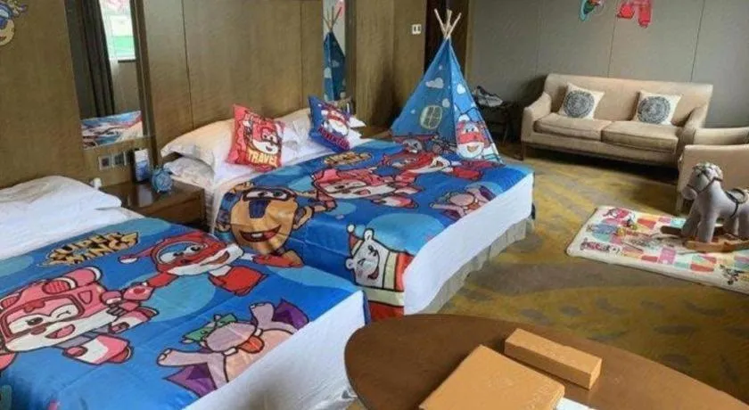 Bed in Wuhan Gleetour Hotel