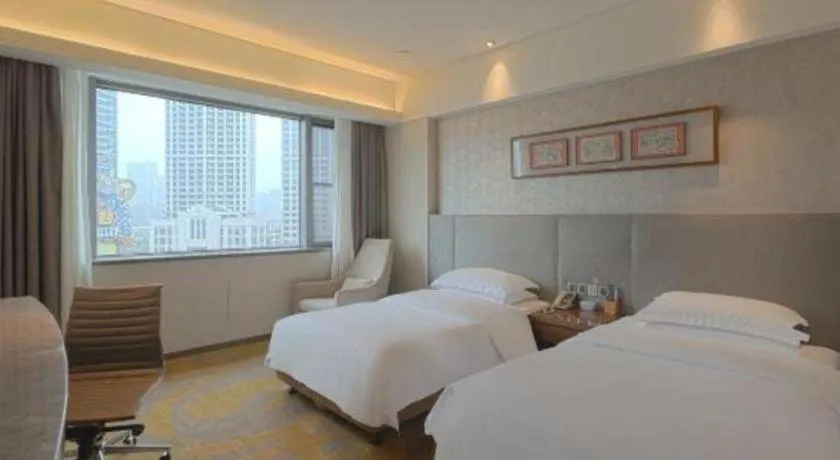 Bed in Wuhan Gleetour Hotel