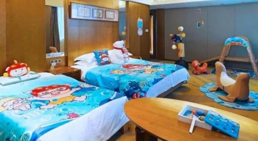 Bed in Wuhan Gleetour Hotel