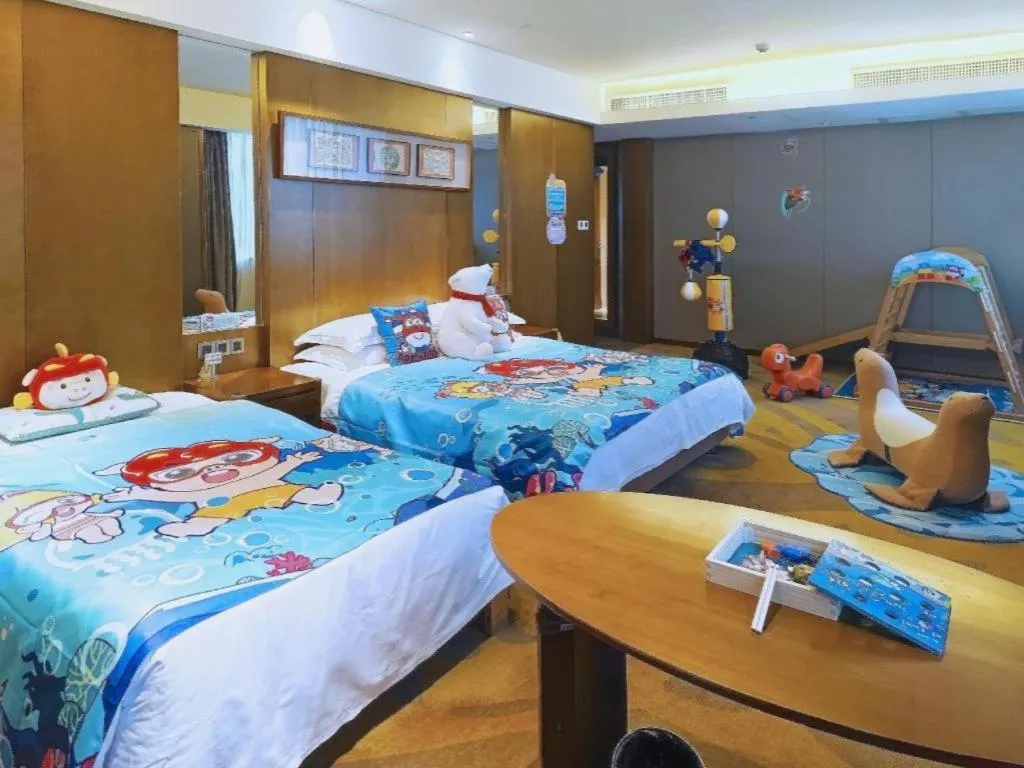 Bed in Wuhan Gleetour Hotel