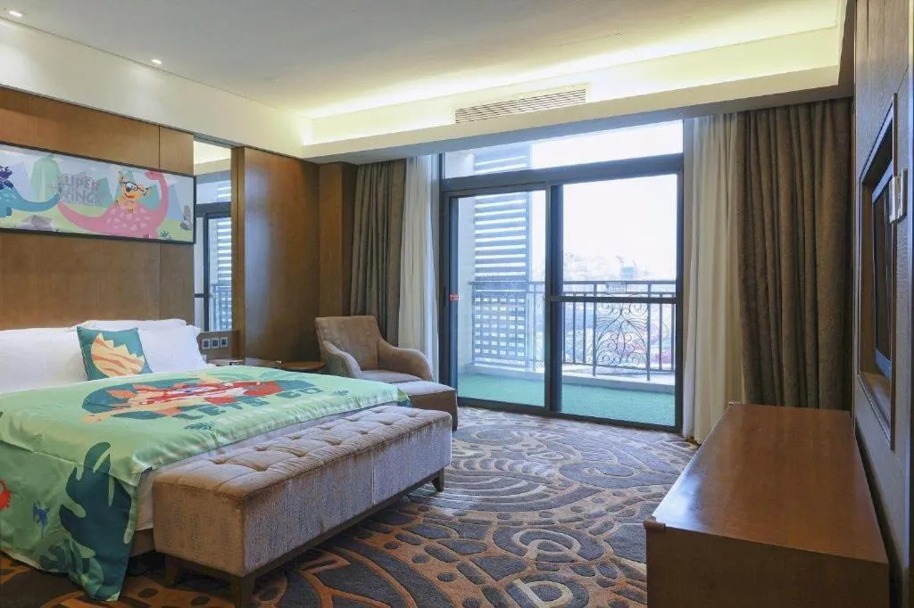Bed in Wuhan Gleetour Hotel