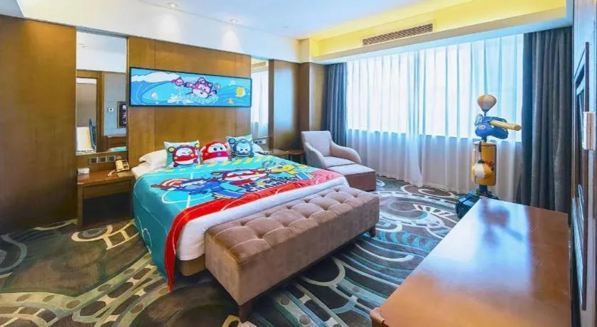 Bed in Wuhan Gleetour Hotel