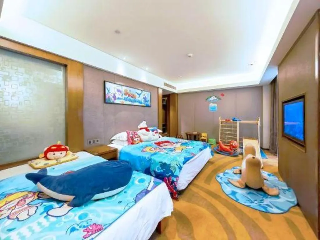Bed in Wuhan Gleetour Hotel