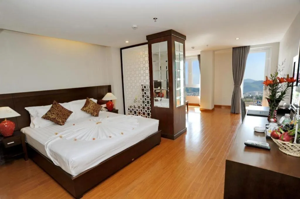 Bed in Hanoi Golden Hotel