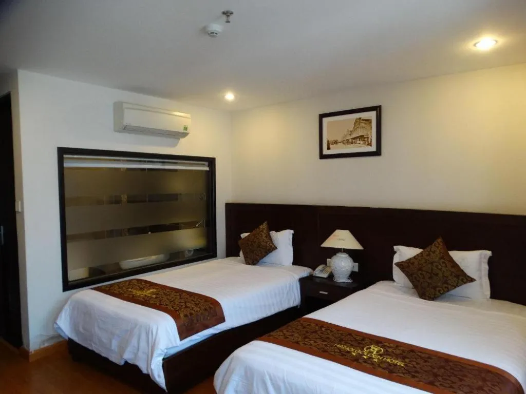 Bed in Hanoi Golden Hotel