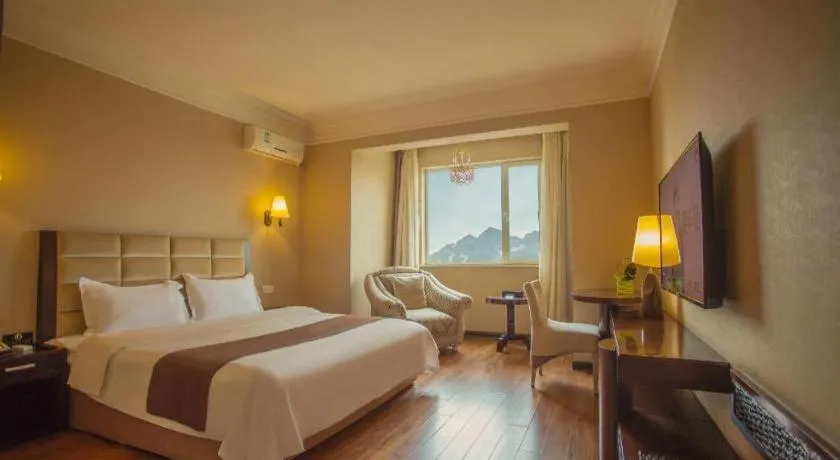 Bed in Anshan Camilla Business Hotel