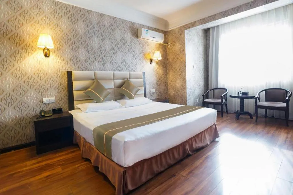 Bed in Anshan Camilla Business Hotel