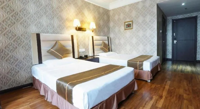 Bed in Anshan Camilla Business Hotel