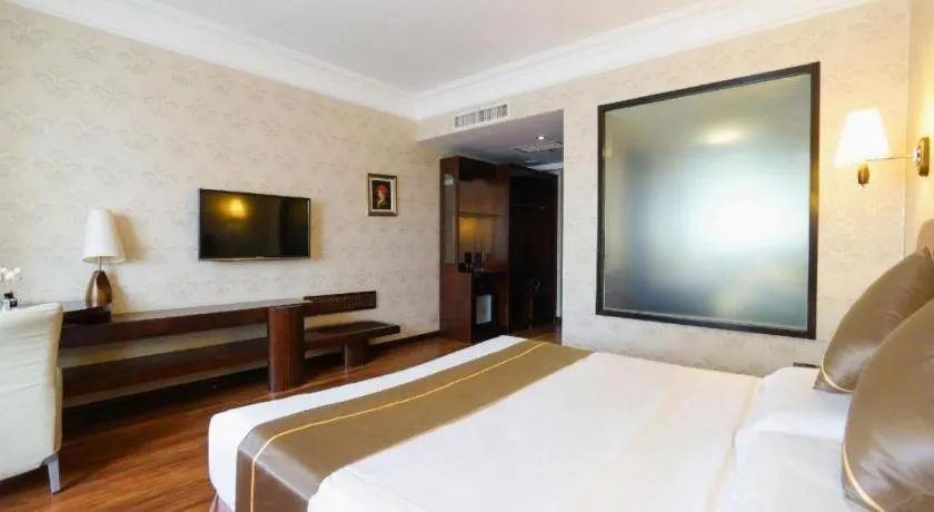Bed in Anshan Camilla Business Hotel