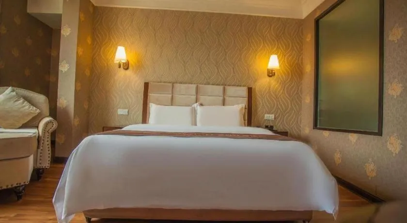 Bed in Anshan Camilla Business Hotel